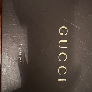 Men’s black Gucci sneakers